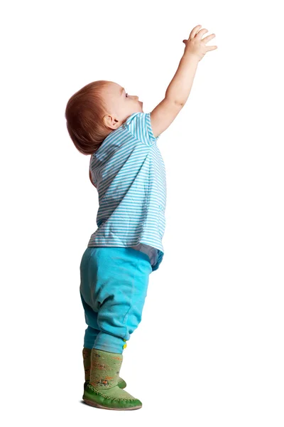 Largura completa tiro de niño pequeño —  Fotos de Stock