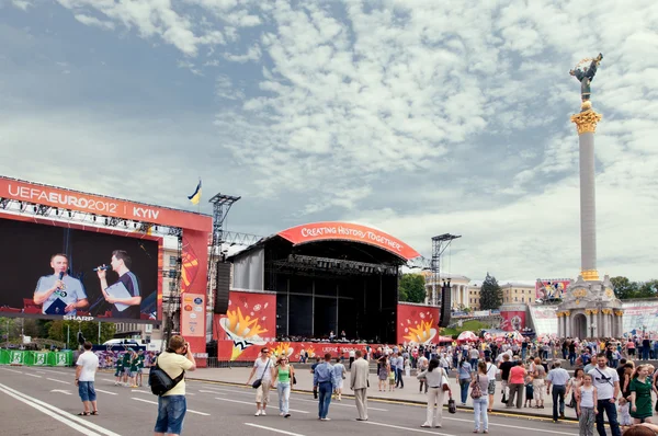 stock image Fan zone Euro2012