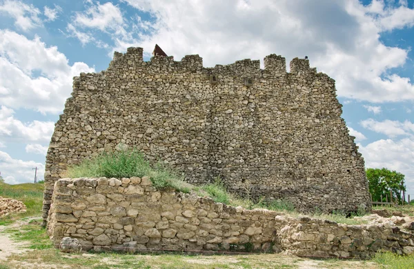 被摧毁的城堡的废墟 — 图库照片