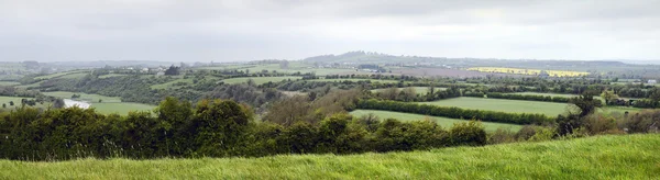 Panorama doliny boyne w pobliżu knowth — Zdjęcie stockowe