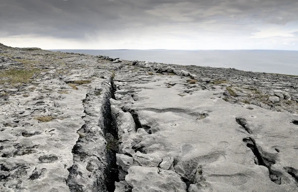 Burren nära derreen, västra Irland — Stockfoto