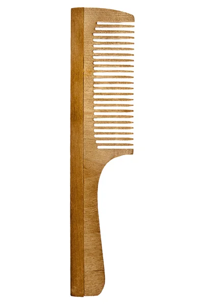 Drewniana szczotka do włosów — Zdjęcie stockowe