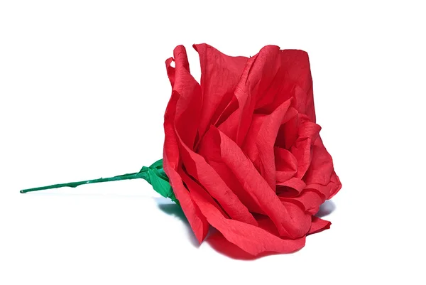 Czerwony rosebud — Zdjęcie stockowe