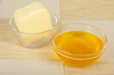 Whole butter and ghee clipart