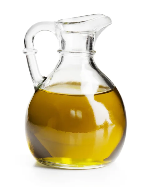 Aceite de oliva aislado sobre blanco —  Fotos de Stock