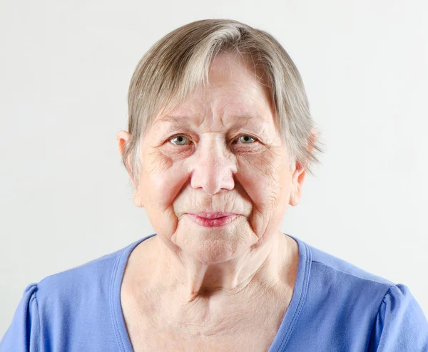 Senior woman's portrait — Stock Photo, Image