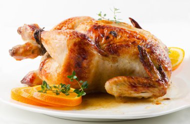 Roasted chicken clipart