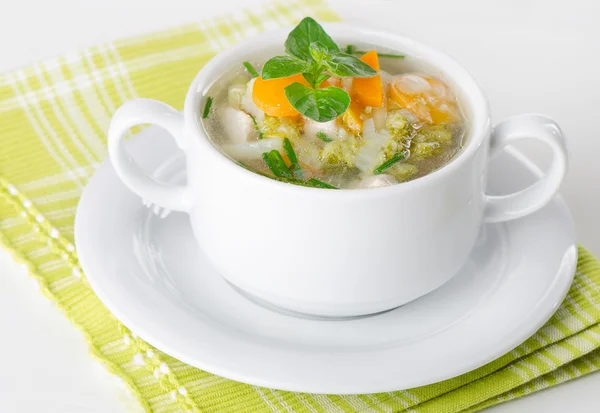 Tazón de sopa de verduras — Foto de Stock