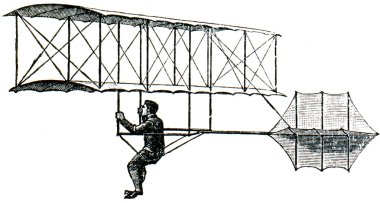 Aerial projectile of Cahnetes with two wings clipart