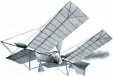 Aerial projectile of Langley clipart