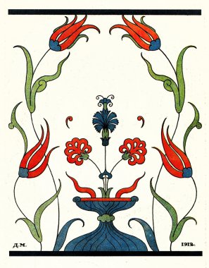 Floral ornament clipart