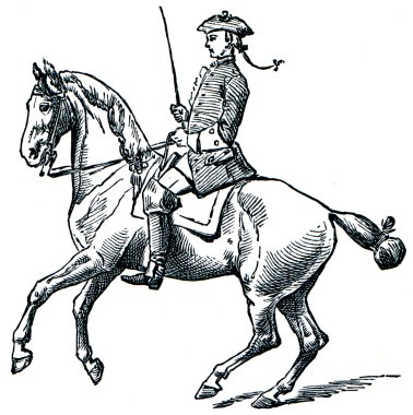 Graduate School of Riding - An elongated passage to the left clipart