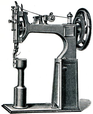 Leipzig dikiş makinesi için ayakkabı