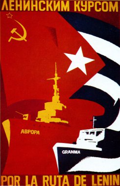 Sovyet siyasi poster 1970'lerde ve 1980'lerin