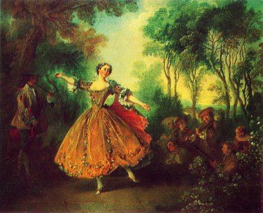 Nicolas Lancret - The Dancer La Camargo clipart