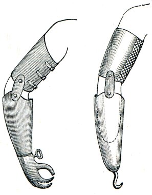 Prostheses - working claws clipart