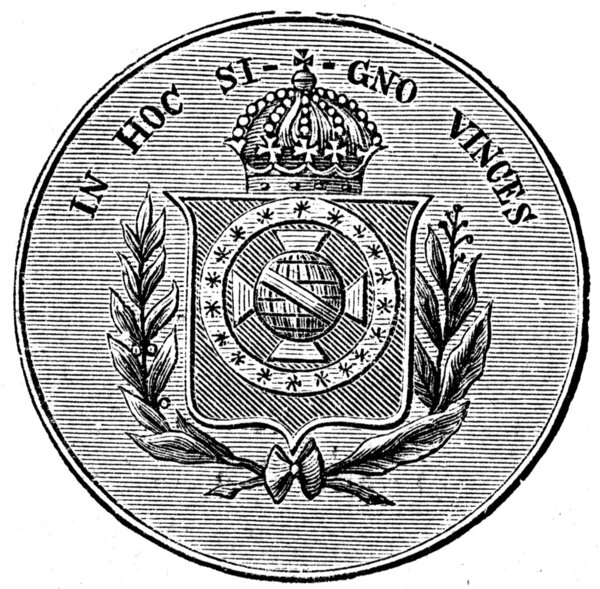 10,000 Reis, Brazil, 1876