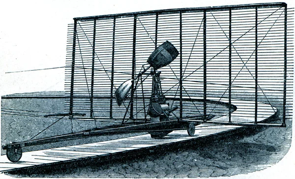 Zdjęcia lotnicze Phillips, 1893 — Zdjęcie stockowe