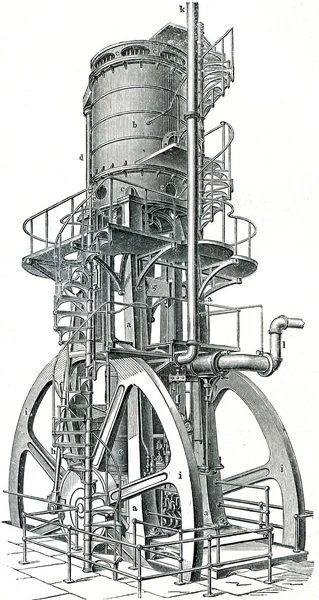 Ventilador vertical americano — Fotografia de Stock
