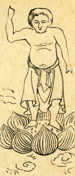 Buddha - child — Stock Photo, Image