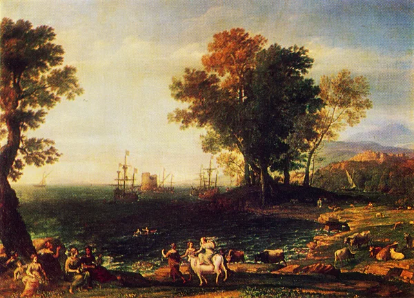 Claude lorran - ο βιασμός της europa — Φωτογραφία Αρχείου