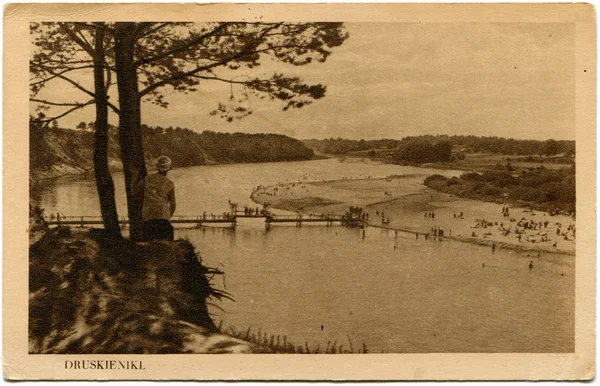 Antique postcard — Stock Photo, Image