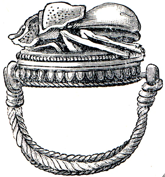 エトルリアの金の指輪、4 - 紀元前 5 世紀 — ストック写真