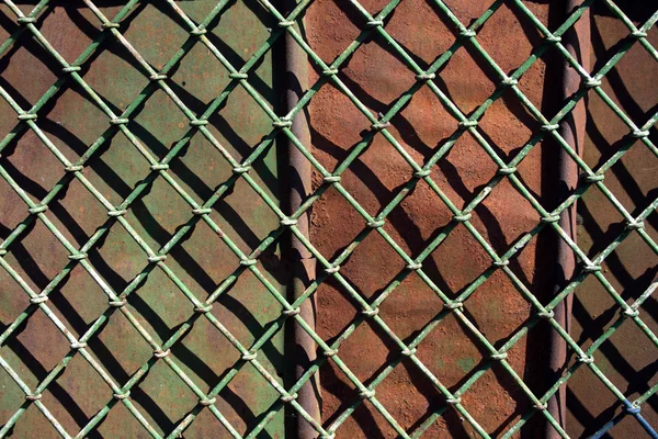 Fence from a grid — Stock Photo, Image