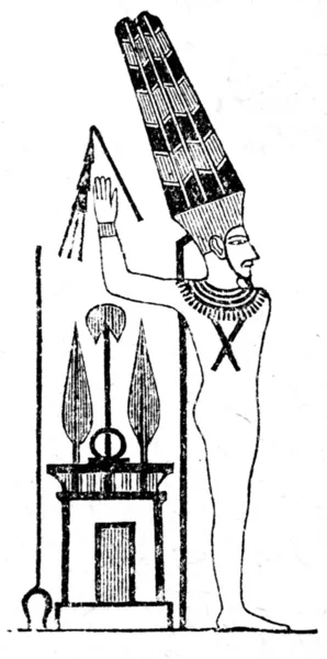 Horus is one of the oldest and most significant deities in ancie — Stock Photo, Image