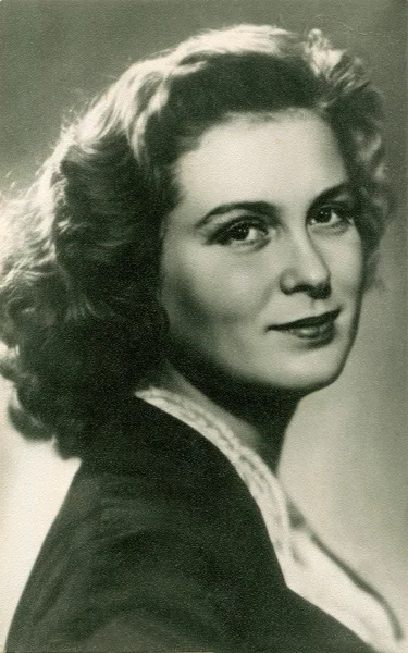 伊索尔德 izvickaya 著名的苏联女演员 — 图库照片