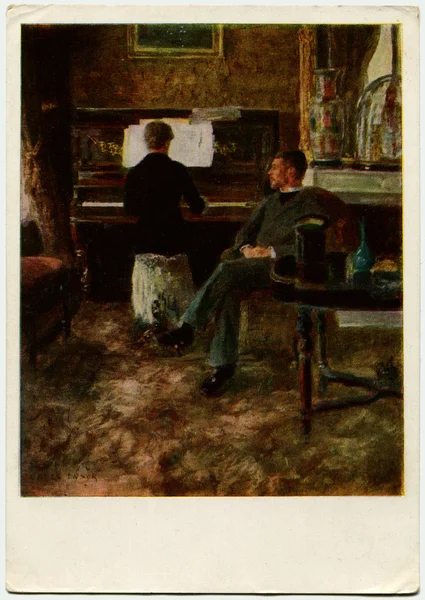 James Sidney Edouard, Baron Ensor - Russian music, 1881 — Stock Photo, Image