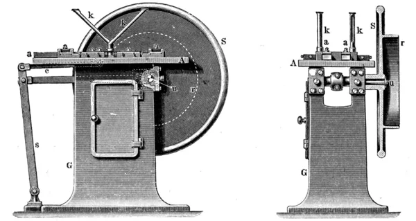 Maszyna do stosowania gurts — Zdjęcie stockowe