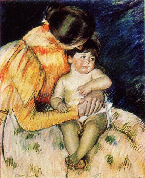 Мері Стівенсон Cassatt - матері і дитини — стокове фото