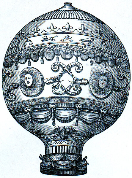 Шар Монгольфье, 1873 г.
