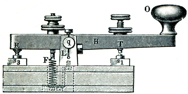 Morse anahtar — Stok fotoğraf