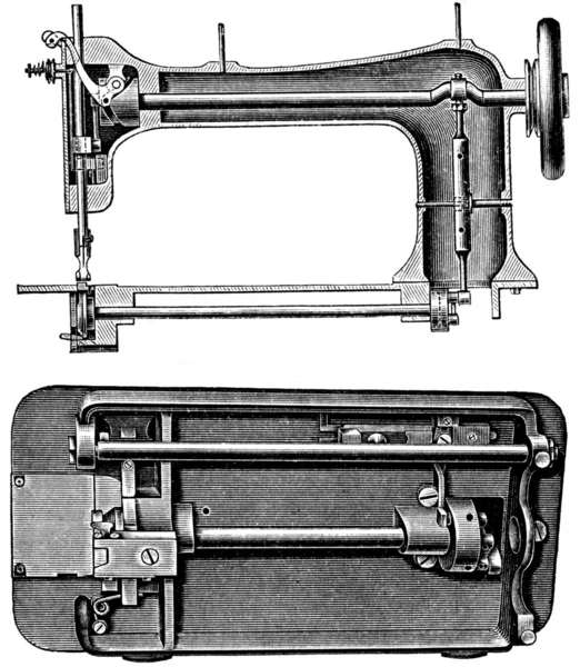 Máquina de costura de Notman — Fotografia de Stock