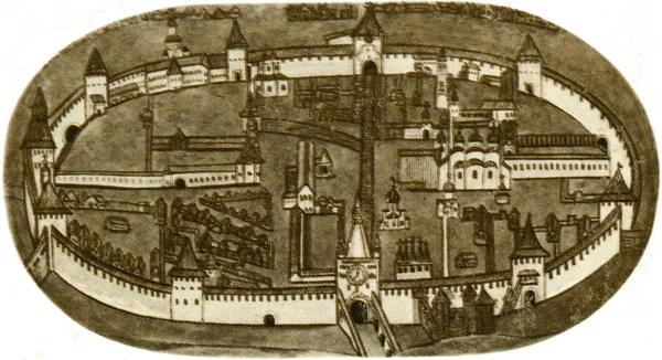 Novgorod Kremlin plan — Stock Photo, Image
