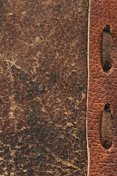 Eski borwn deri kemer ile — Stok fotoğraf