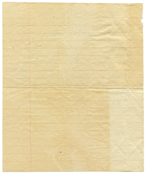 旧的 grunge 纸 — 图库照片