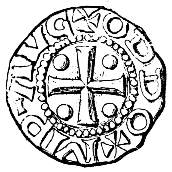 Ottogroschen 3., 983 - 1002 — Stockfoto