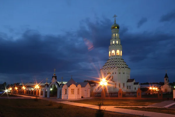 stock image Peter and Paul Cathedral in Prokhorovka at the evening