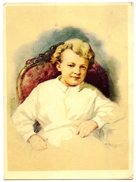 Петр Васильев - Владимир Ленин в детстве — стоковое фото