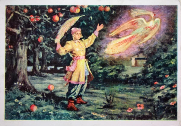 Príncipe ivan y el pájaro de fuego — Stockfoto