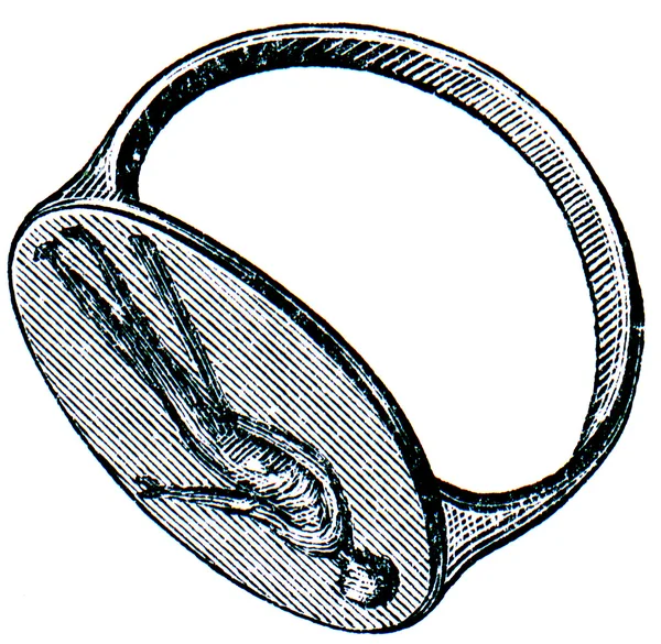Ring van Griekenland, 6 eeuw v.Chr. — Stockfoto