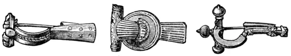 Roman buckles, Germany — Stock Photo, Image