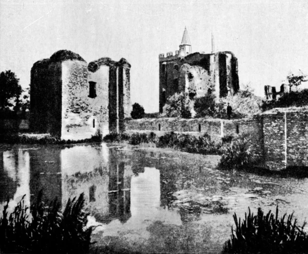 Ruínas do castelo Brederode na Holanda perto de Harlem — Fotografia de Stock