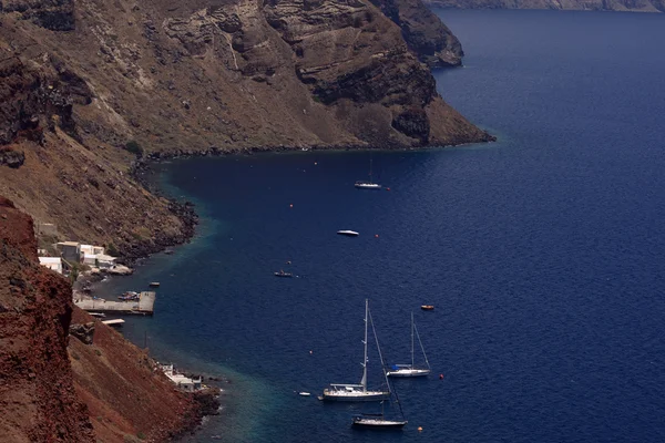 Vista da aldeia de Oia em Santorini i — Fotografia de Stock