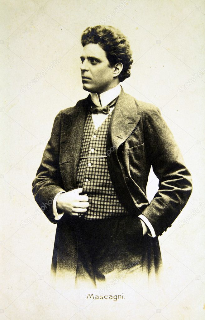 Italian composer Pietro Mascagni