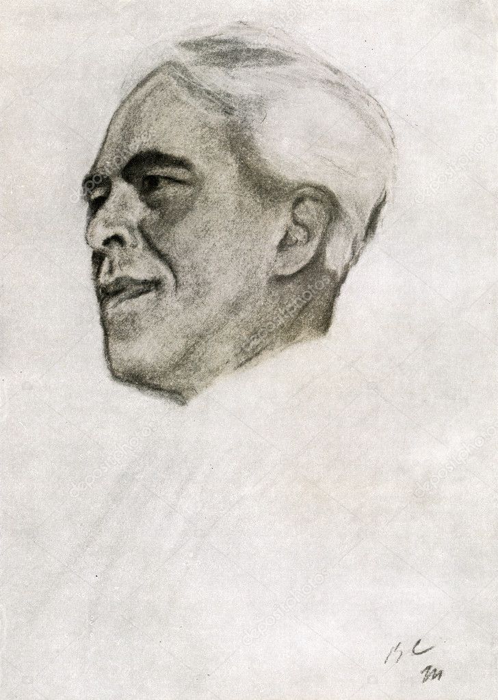 Konstantin Stanislavsky, the picture by Valentin Serov, 1911