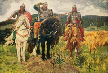 Victor Vasnetsov - Giants clipart